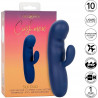 Vibrador Cashmere Silk Duo Calexotics | Estimulación Doble con Silicona Suave y Vibraciones Poderosas