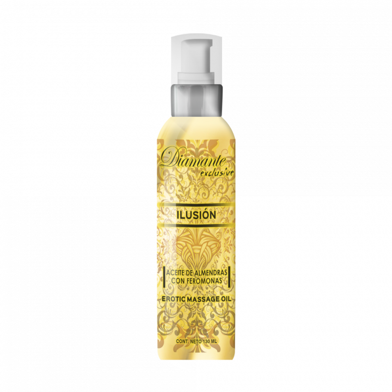 Aceite de Almendras con Feromonas Ilusión 130ml | Masaje Relajante y Afrodisíaco
