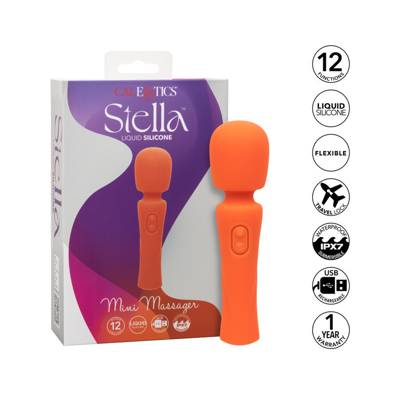 Stella Liquid Silicone Mini Massager Calexotics | Masajeador Compacto de Silicona Líquida