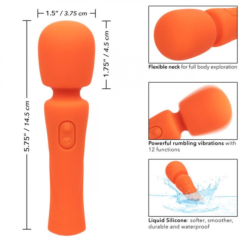 Stella Liquid Silicone Mini Massager Calexotics | Masajeador Compacto de Silicona Líquida
