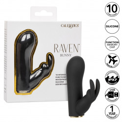 Raven Teaser Bunny Calexotics | Vibrador de Orejitas Estimulador Clitorial Recargable