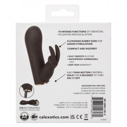 Raven Teaser Bunny Calexotics | Vibrador de Orejitas Estimulador Clitorial Recargable