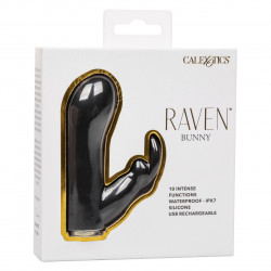 Raven Teaser Bunny Calexotics | Vibrador de Orejitas Estimulador Clitorial Recargable