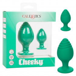 Cheeky Plug Anal Verde Calexotics | Juguete de Silicona Suave para Principiantes