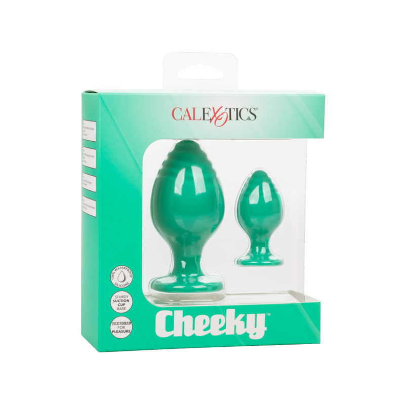 Cheeky Plug Anal Verde Calexotics | Juguete de Silicona Suave para Principiantes