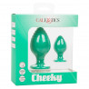 Cheeky Plug Anal Verde Calexotics | Juguete de Silicona Suave para Principiantes