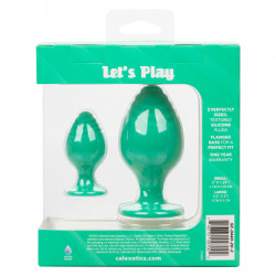 Cheeky Plug Anal Verde Calexotics | Juguete de Silicona Suave para Principiantes