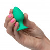 Cheeky Plug Anal Verde Calexotics | Juguete de Silicona Suave para Principiantes