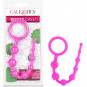 Rosario Anal Booty Call X-10 Rosa Calexotics | Perlas Anales Flexibles para Principiantes