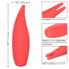 Red Hot Flare Calexotics | Mini Vibrador Recargable con Estimulación de Precisión