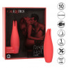 Red Hot Flare Calexotics | Mini Vibrador Recargable con Estimulación de Precisión