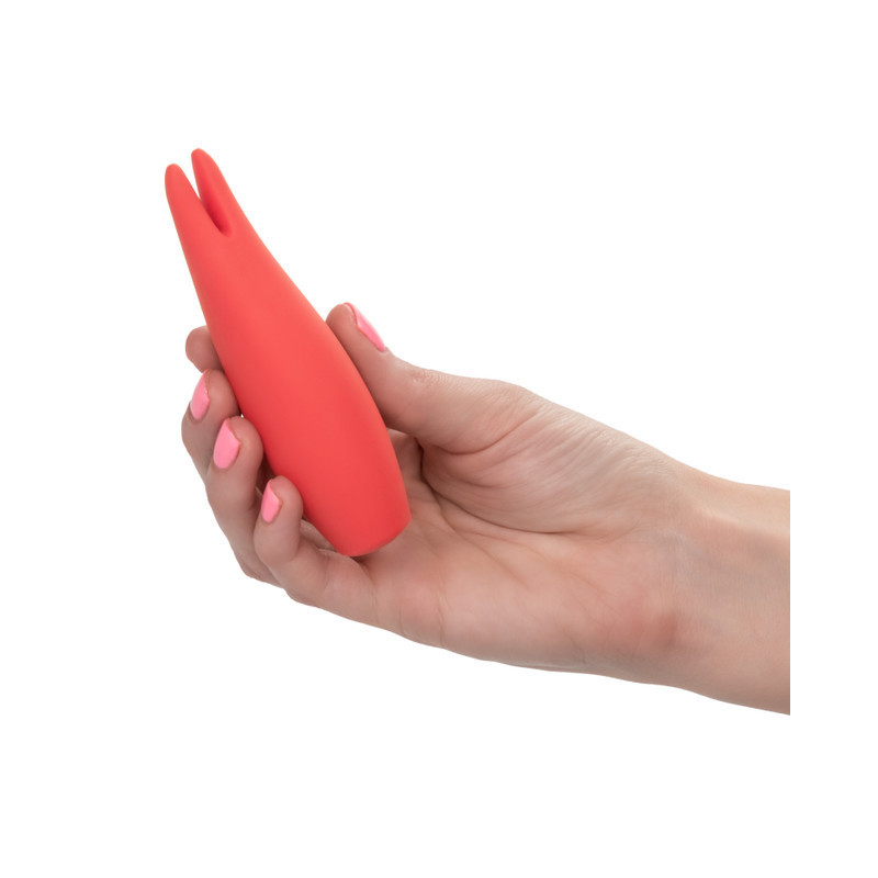 Red Hot Flare Calexotics | Mini Vibrador Recargable con Estimulación de Precisión