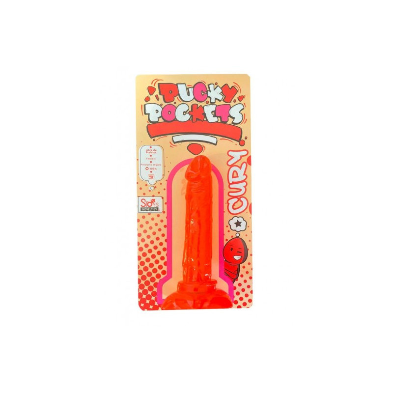 Dildo Curvy Pucky Pockets | Curvatura Perfecta para Estimulación de Punto G o Próstata