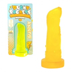 Dildo Sunny Pucky Pockets | Consolador de Estimulación Alegre con Textura Irregular