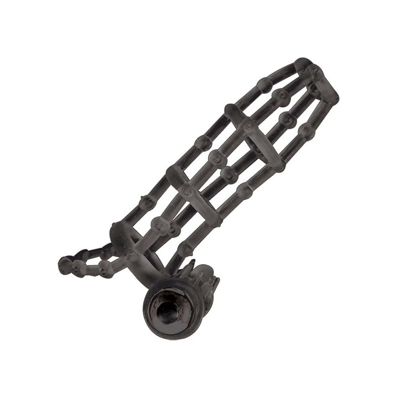 The Macho Cockcage Vibradora Negra Nasstoys | Jaula Estimulante para Pene