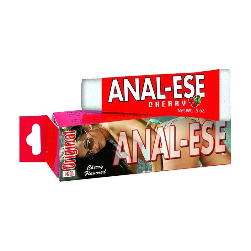 Anal-Ese Cream Cherry Nasstoys 15 ml | Crema Desensibilizante Anal Sabor Cereza