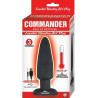 Commander Essential Vibrating Hot Plug Negro | Plug Anal Vibrador con Control