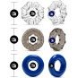 Stay Hard Triple Stretch Penis Rings Kit 3 Pzas | Anillos para Pene Ultra Flexibles – Blush