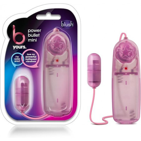 B Yours Silver Power Vibrating Bullet Rosa 2" | Bala Vibradora Compacta – Blush