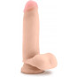 Realistic Beige 7.5" | Dildo Largo con Testículos y Ventosa – Au Naturel Blush