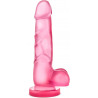 Sweet N' Hard 4 Pink 7.75" | Dildo Realista con Testículos y Ventosa – Blush