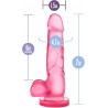 Sweet N' Hard 4 Pink 7.75" | Dildo Realista con Testículos y Ventosa – Blush
