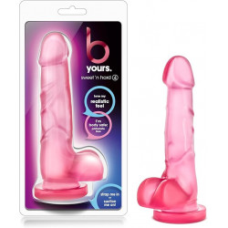 Sweet N' Hard 4 Pink 7.75" | Dildo Realista con Testículos y Ventosa – Blush