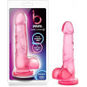 Sweet N' Hard 4 Pink 7.75" | Dildo Realista con Testículos y Ventosa – Blush