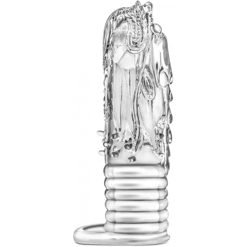 Enter The Dragon | Funda para Pene Transparente Texturizada – Blush