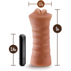 Isabella Realistic Mocha | Masturbador con Vibración Realista – Blush