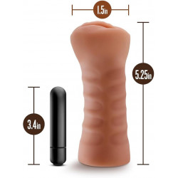 Sofia Realistic Mocha | Masturbador con Vibración Realista – Blush