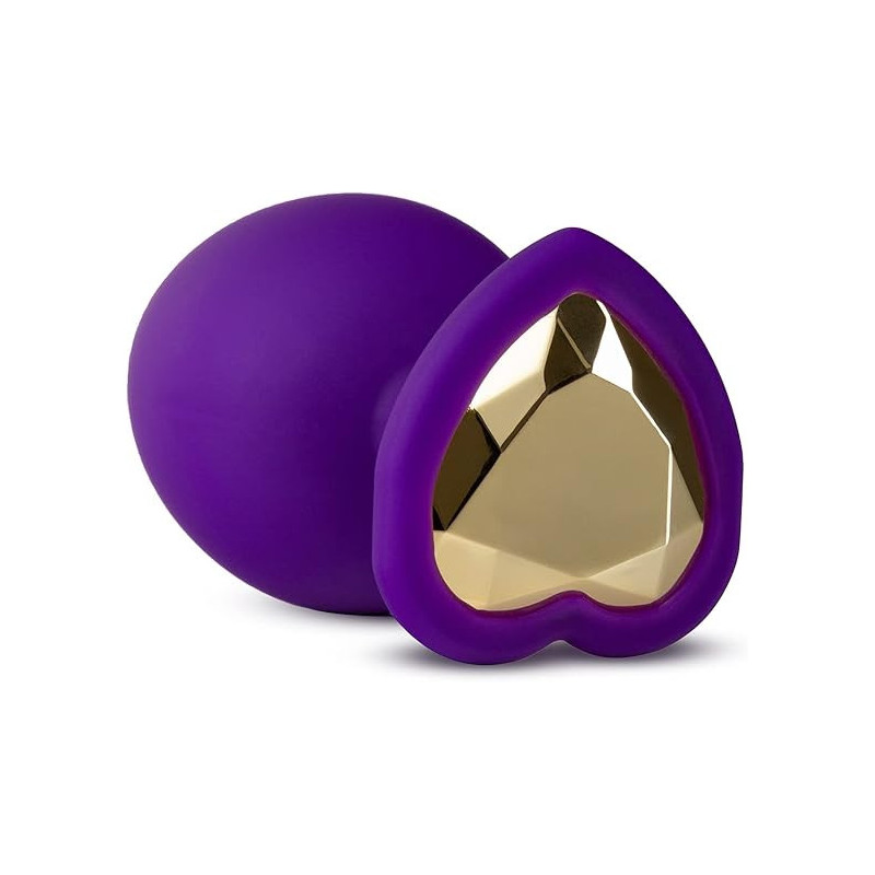 Plug Anal Bling Purple 3.25" | Joya de Silicón Suave – Blush