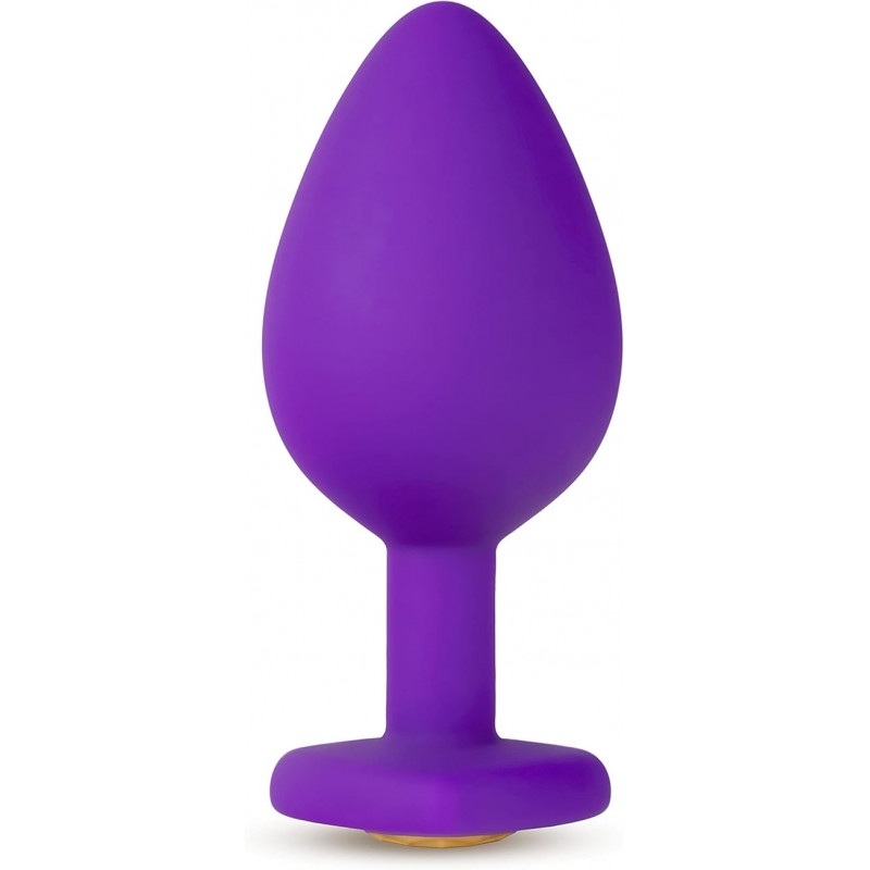 Plug Anal Bling Purple 3.25" | Joya de Silicón Suave – Blush