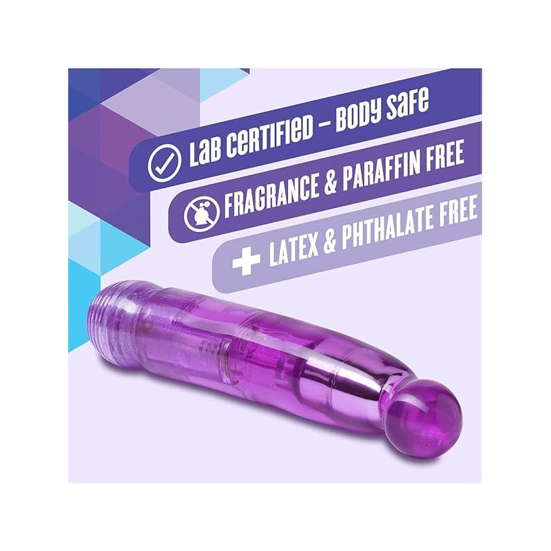 Vibrador Rumba Curved 7" Morado | Curvado y Texturizado – Blush