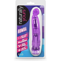 Vibrador Rumba Curved 7" Morado | Curvado y Texturizado – Blush