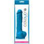 Colours Dildo Pleasures Azul 5" | NSNovelties